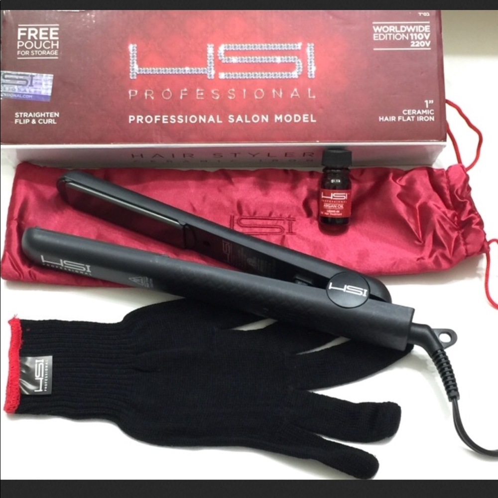HSI PRO 1" CERAMIC TOURMALINE IONIC FLAT IRON